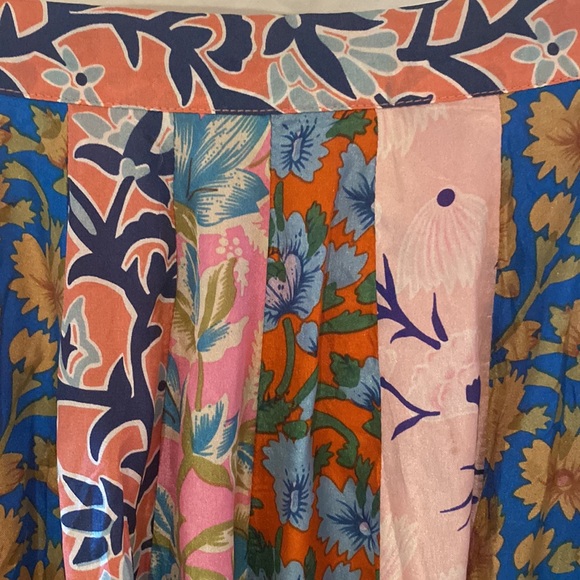 Calypso skirt multi spring colors maxi - Picture 3 of 4